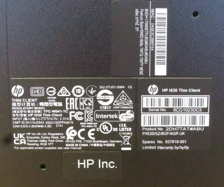GX-2155JJ TPC-W041-TC T530 5GHz DDR4
