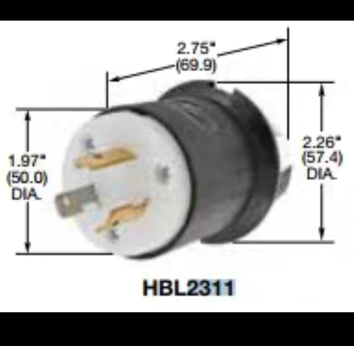 HUBBELL HBL2310 HBL2311 HBL2313 HBL2316 20A 125V