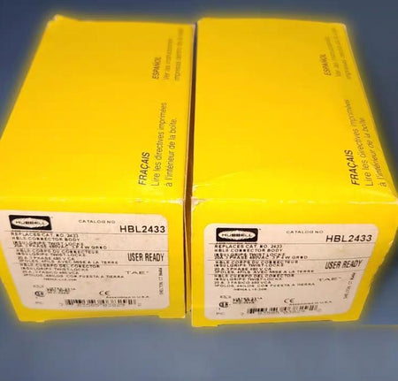 HUBBELL HBL2433 Locking Connector 20 amp 3 Phase 480V L16-20R Black and White