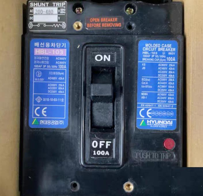 HYUNDAI HBL-103 100A AC690V 3P