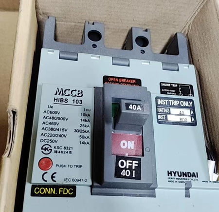 HYUNDAI MCCB HIBS 103 40A