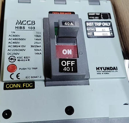 HYUNDAI MCCB HIBS 103 40A