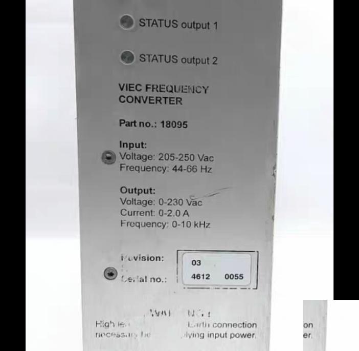 Hamworthy 18095 Viec Frequency Converter 8518