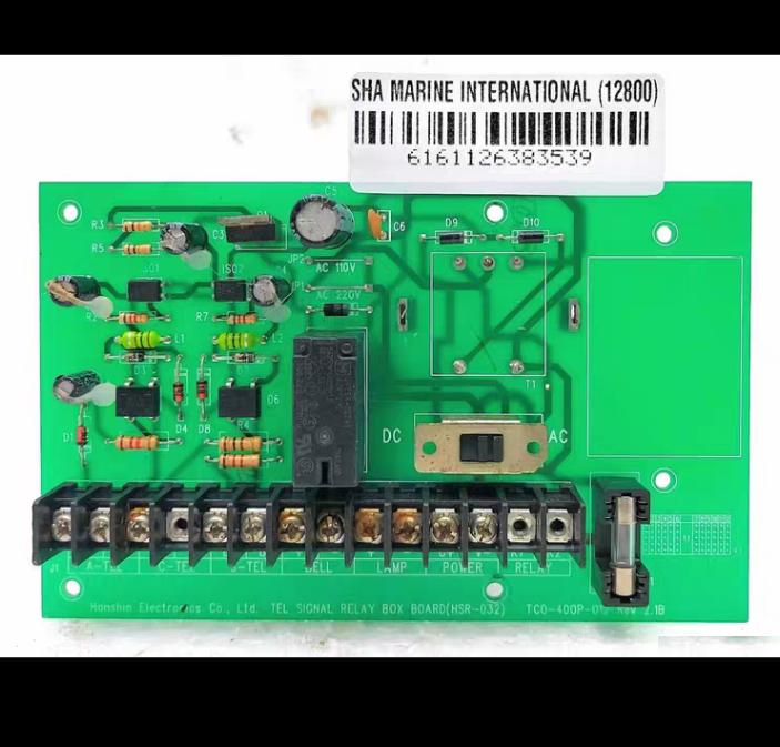 Hanshin Electronics Co Ltd TC0-400P-012 Rev 2 1B TEL Signal Relay Box Board