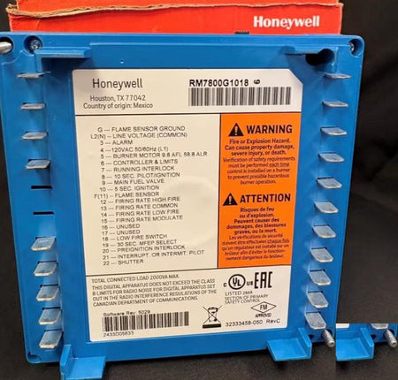 Honeywell 7800 RM7800G1018