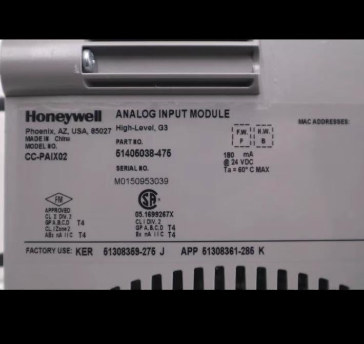 Honeywell CC-PAIX02 51405038-475
