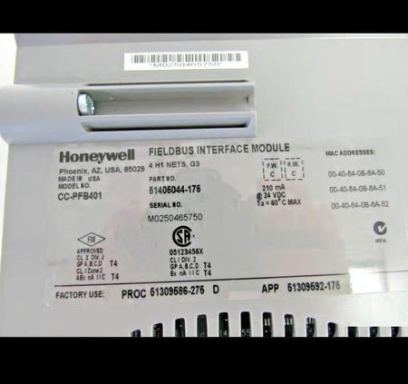 Honeywell CC-PFB401 51405044-175
