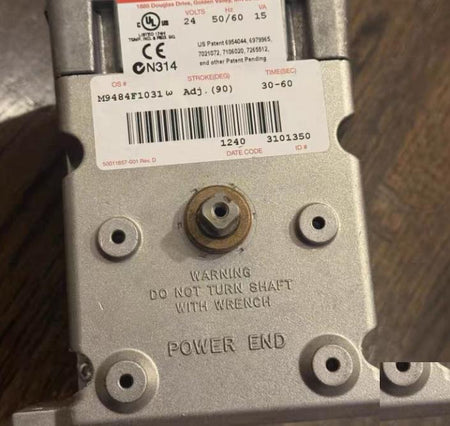 Honeywell M9484F1031 U Modutrol IV 24V 20VA 50 60Hz 150 lb-in