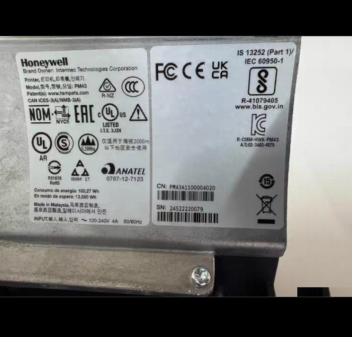 Honeywell PM43 - PM43A11000040201