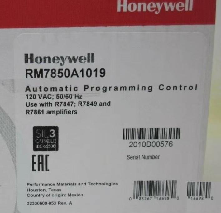 Honeywell RM7850A1019