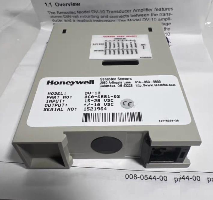 Honeywell Sensotec DV-10 060 -6881-02