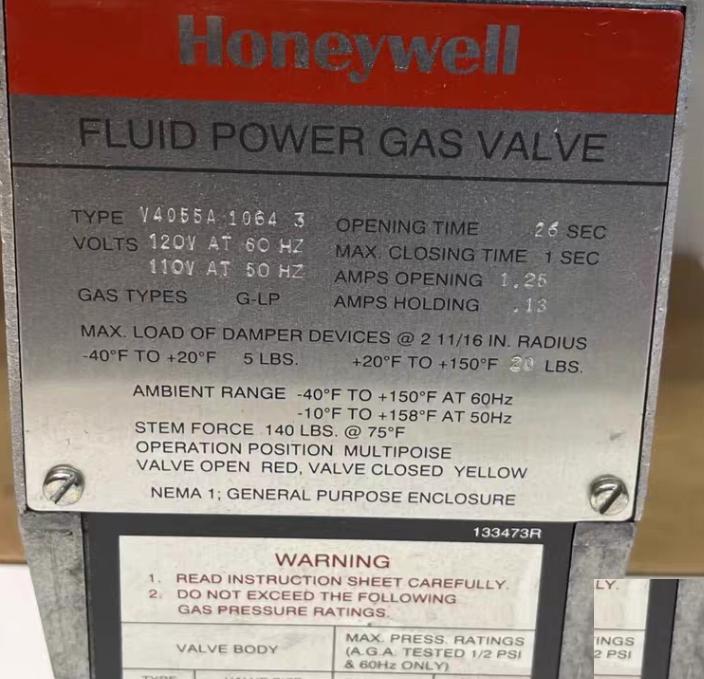 Honeywell V4055A1064