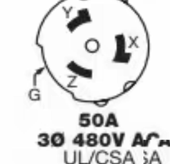 Hubbell CS8164C CS8165C Twist-lock Plug 50A 3 Phase 480V CS8164C 3 1300RMB CS8165C 10 1086RMB