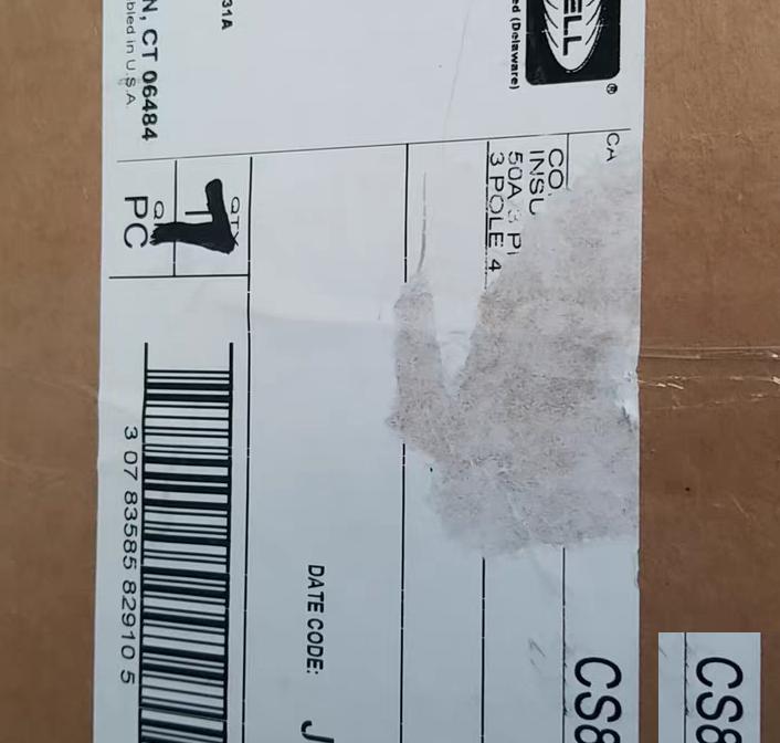 Hubbell CS8364C 50A 250VAC 1562 1 13 0 97 1340RMB 9