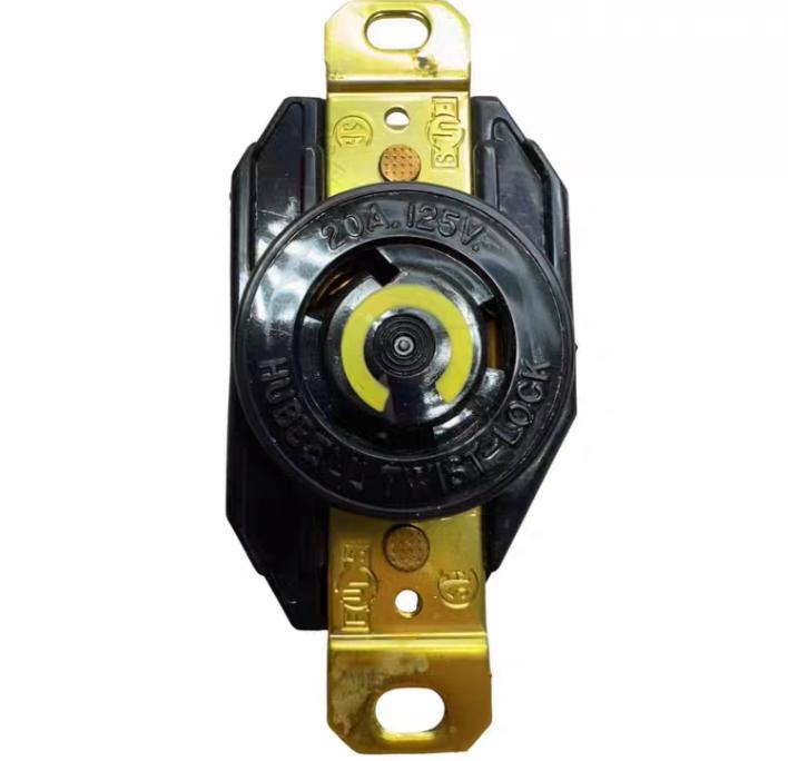 Hubbell HBL2310 Twist-Lock Receptacle 20A 125V 2-P 3-W NEMA L5-20R 120