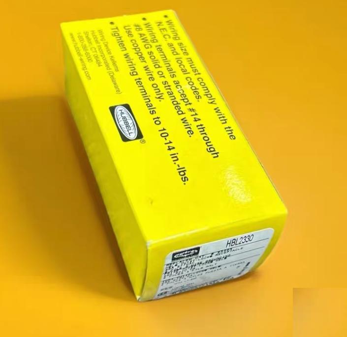 Hubbell HBL2330 Twist-Lock Receptacle NEMA L7-20R 20A 277VAC 2P 3W8 10