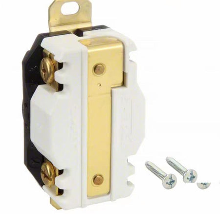 Hubbell HBL2730 Locking Devices Twist-Lock® Industrial Flush Receptacle 30A 3-Phase Delta 480V AC 3-Pole 4-Wire Grounding L16-30R Screw Terminal Black 6
