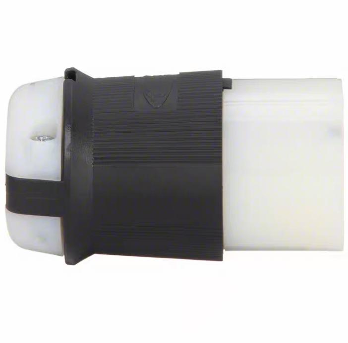 Hubbell HBL2743 HBL2745 30A 3-Phase Delta 600V AC 3-Pole 4-Wire Grounding L17-30R FLANGE INLET