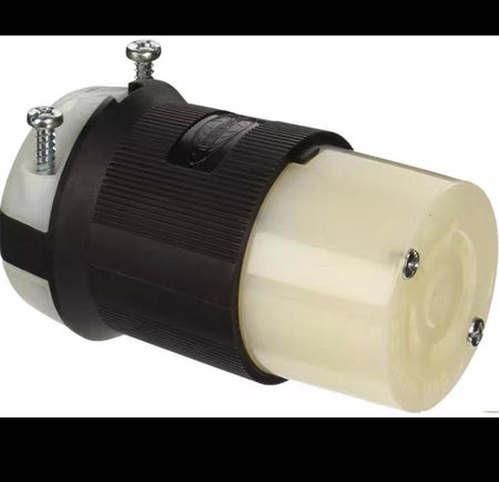 Hubbell HBL2743 HBL2745 30A 3-Phase Delta 600V AC 3-Pole 4-Wire Grounding L17-30R FLANGE INLET