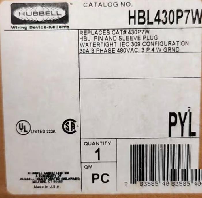 Hubbell HBL316P6W 20 HBL420R7W HBL420P7W 1 HBL532R6W 2