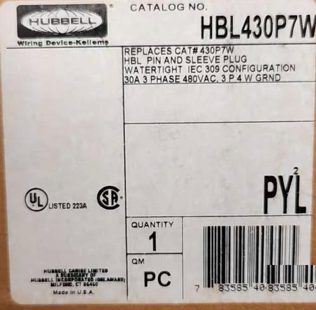 Hubbell HBL316P6W 20 HBL420R7W HBL420P7W 1 HBL532R6W 2