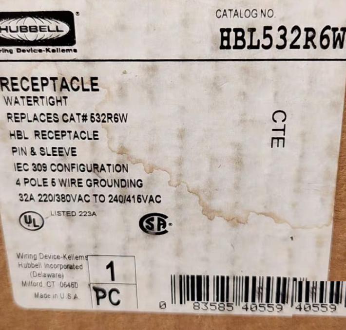 Hubbell HBL316P6W 20 HBL420R7W HBL420P7W 1 HBL532R6W 2