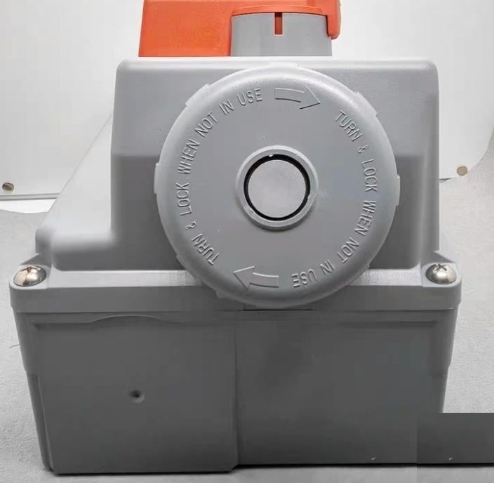Hubbell HBL420MI7W 8 12 Heavy Duty Products IEC Pin and Sleeve Devices Industrial Grade Female Mechanically Interlocked Receptacle 20A 3-Phase Delta 480V AC 3-Pole 4-Wire Grounding Terminal Screws