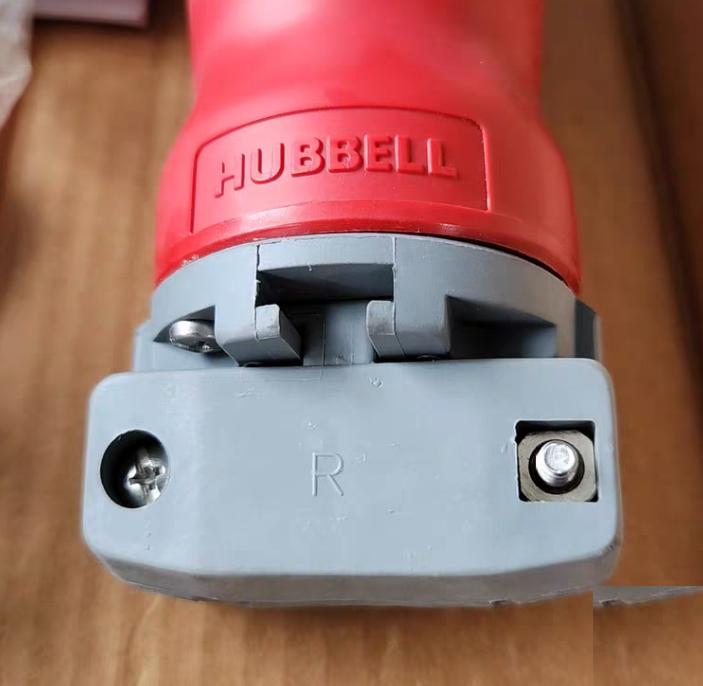 Hubbell HBL463P6W HBL460P6W 4 Heavy Duty Products IEC Pin and Sleeve Devices Industrial Grade Male Plugs 60 63 A 380-415 VAC 3-Pole 4-Wire Wire Grounding 4X and IP69k