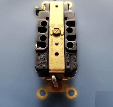 Hubbell HBL5252I 131 Brand Hubbell Wiring Device-KellemsCatalog ID HBL5252IHubbell Wiring Device Kellems Straight Blade Devices Receptacles Duplex Industrial Grade 2-Pole 3-Wire Grounding 15A 125V 5-15R Ivory Single Pack