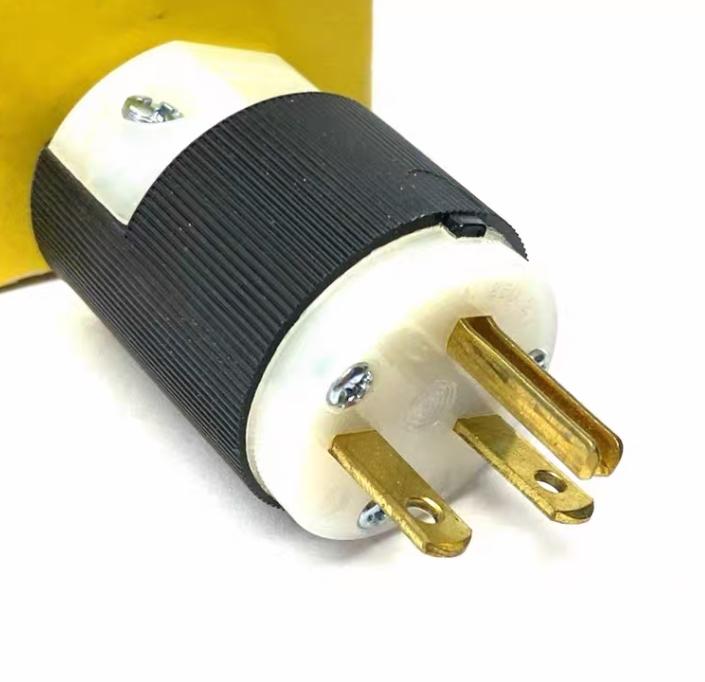 Hubbell HBL5280C Straight Blade Device Male Plug Insulgrip Heavy Duty4 6