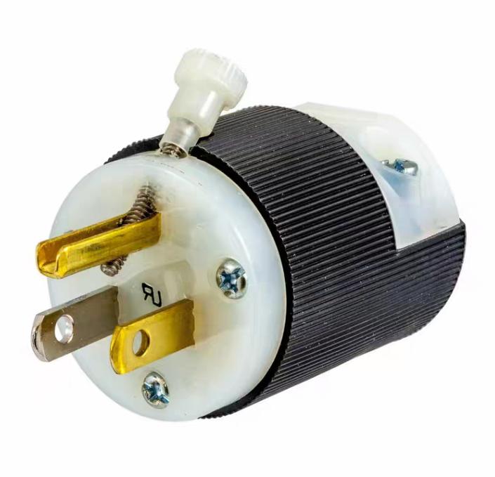 Hubbell HBL5280C Straight Blade Device Male Plug Insulgrip Heavy Duty4 6