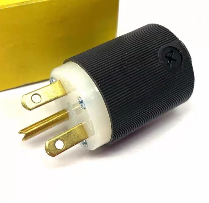 Hubbell HBL5280C Straight Blade Device Male Plug Insulgrip Heavy Duty4 6