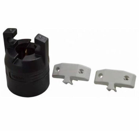 Hubbell HBL7513C 8 10 Straight Blade Devices Male Plug Heavy Duty Industrial CommercialGrade Straight 3-Pole 3-Wire Non Grounding 50A 125 250V 10-50P Black Single Pack