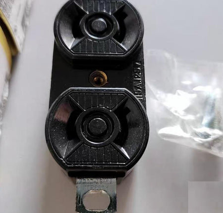 Hubbell HBL7545C 15A 125V 187 HBL7540 3 Locking Devices Midget Twist-Lock® Industrial Male Plug 15A 125V 2-Pole 2-Wire Non Grounding L1-15P Screw Terminal Black and White
