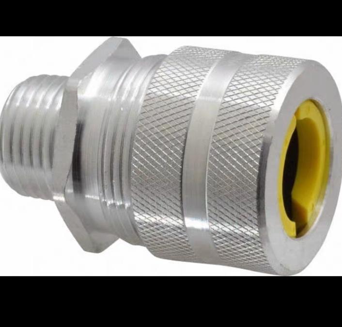 Hubbell SHC1027 Hubbell SHC1027 Kellems Wire Management Cord Connectors Straight Male Aluminum 1 2 Hub 0 50-0 63 Diameter