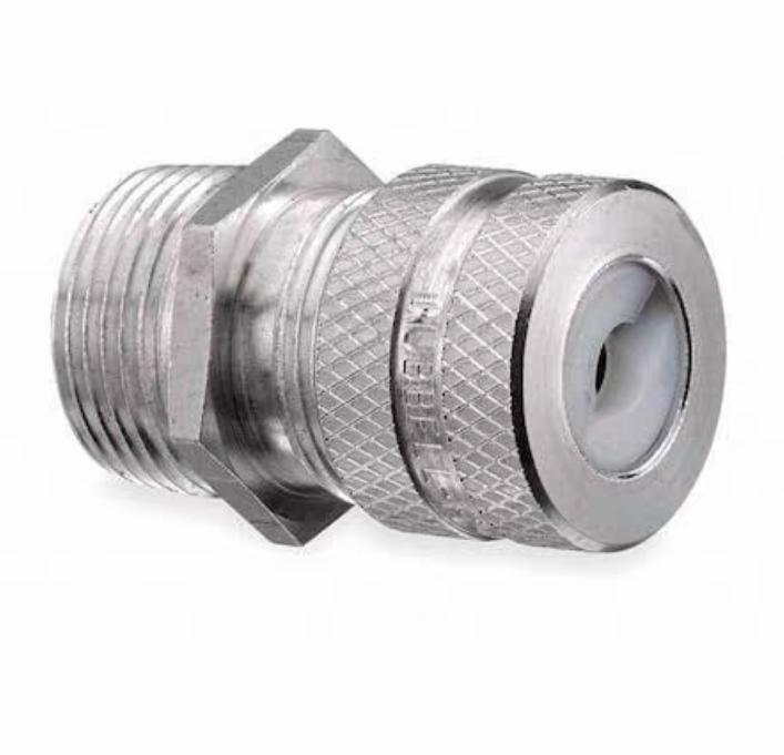 Hubbell SHC1027 Hubbell SHC1027 Kellems Wire Management Cord Connectors Straight Male Aluminum 1 2 Hub 0 50-0 63 Diameter