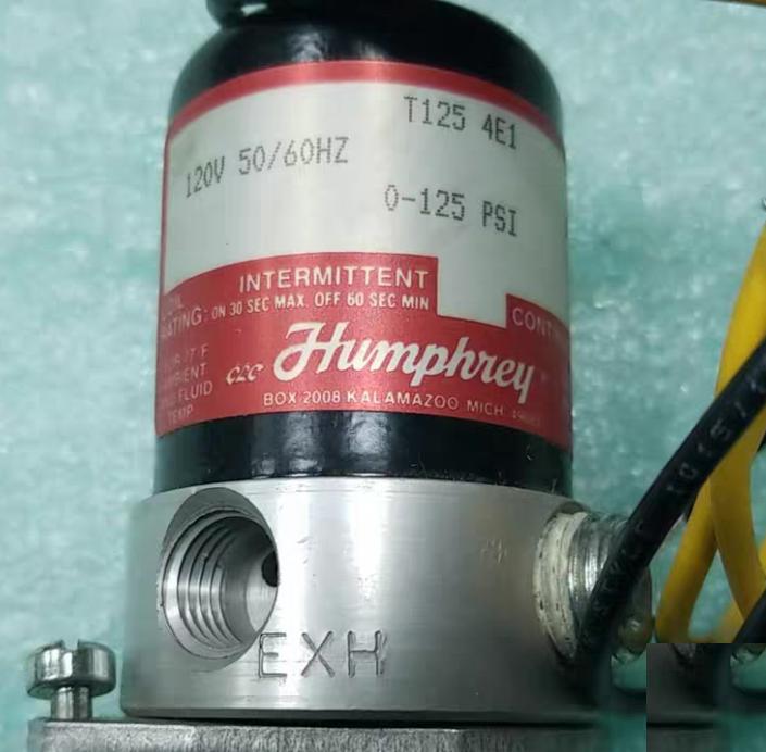 Humphrey T125 4E1 120V 0 125 PSI 1