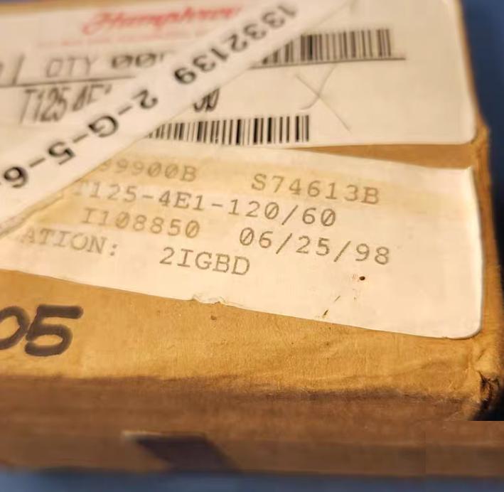 Humphrey T125 4E1 120V 0 125 PSI 1