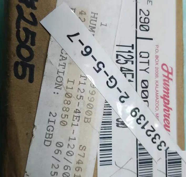 Humphrey T125 4E1 120V 0 125 PSI 1