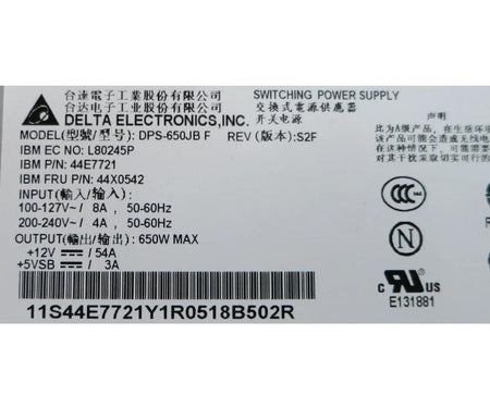 DPS-650JB 650W 44X0542 44E7721