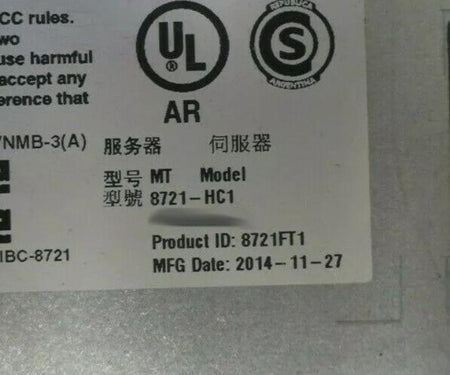 14-Slot 8721-HC1 x240