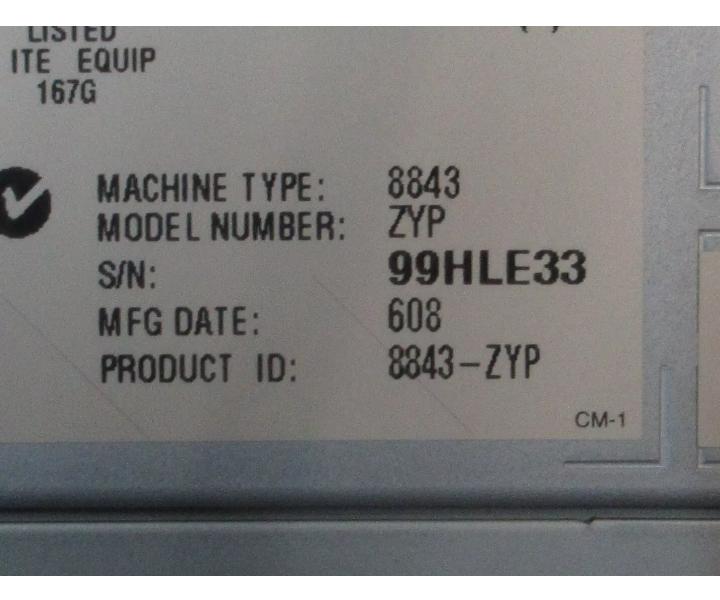 8843-ZYP HS20 SL8RW 8GHz 512MB