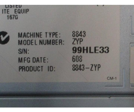 8843-ZYP HS20 SL8RW 8GHz 512MB