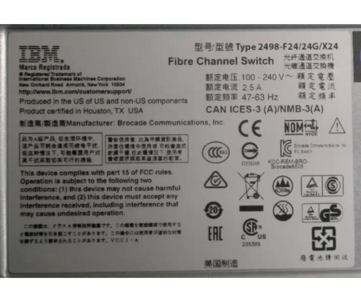 SAN24B-5 2498-X24 12-Port 16Gb