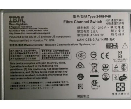 SAN48B-5 2498-F48 36-Ports 16Gb