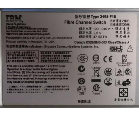 SAN48B-5 2498-F48 48-Port 16Gb