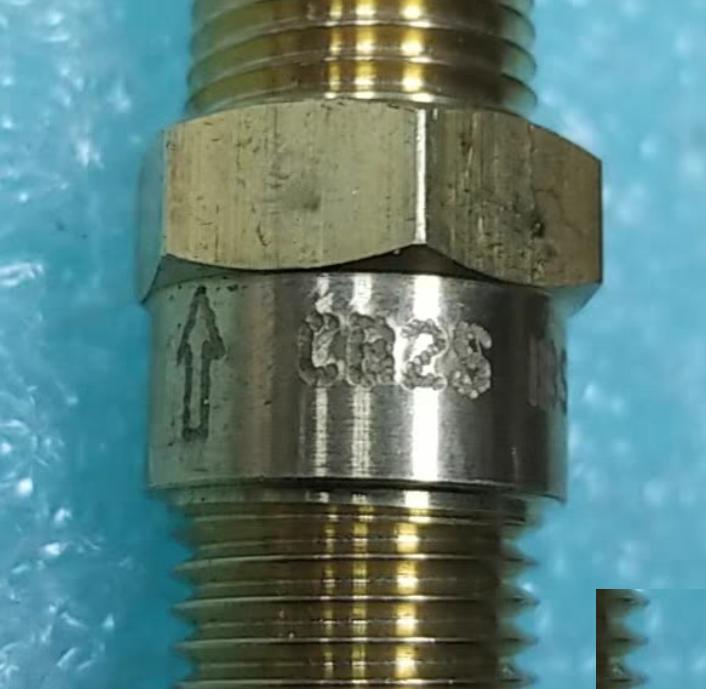 IBS CB2S C CHECK VALVE B BRASS2 1 4 NPTS O-ring Material Silicon Class 4 C 3