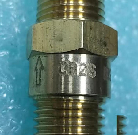 IBS CB2S C CHECK VALVE B BRASS2 1 4 NPTS O-ring Material Silicon Class 4 C 3