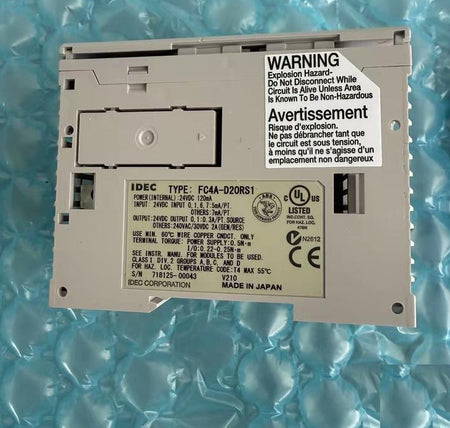 IDEC MicroSmart FC4A-D20RS1 PLC CPU FC4A-N08B1 3