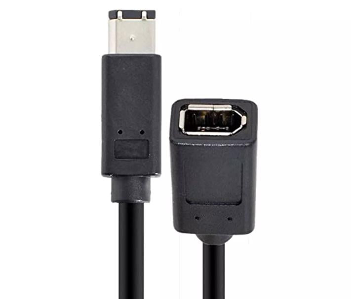 IEEE Firewire 1394 6 Pin Male to 6 Pin Female 400 to 400 Adapter Extension Cable